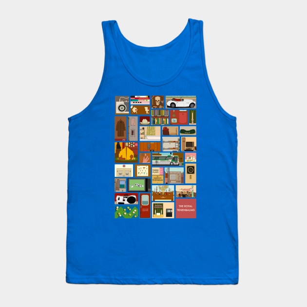 Royal Tenenbaums Fragment Tank Top by JordanBoltonDesign